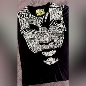 Graphic Black Tank Top/NEON GRAPHICS